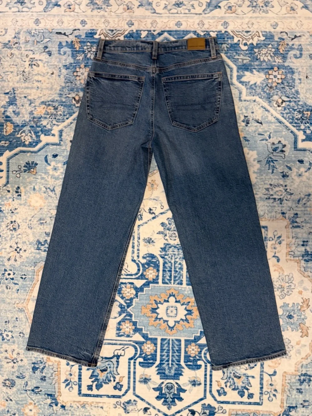 AE Stretch Studded High-Waisted Stovepipe Jean Size 4 NWOT - Picture 6 of 9
